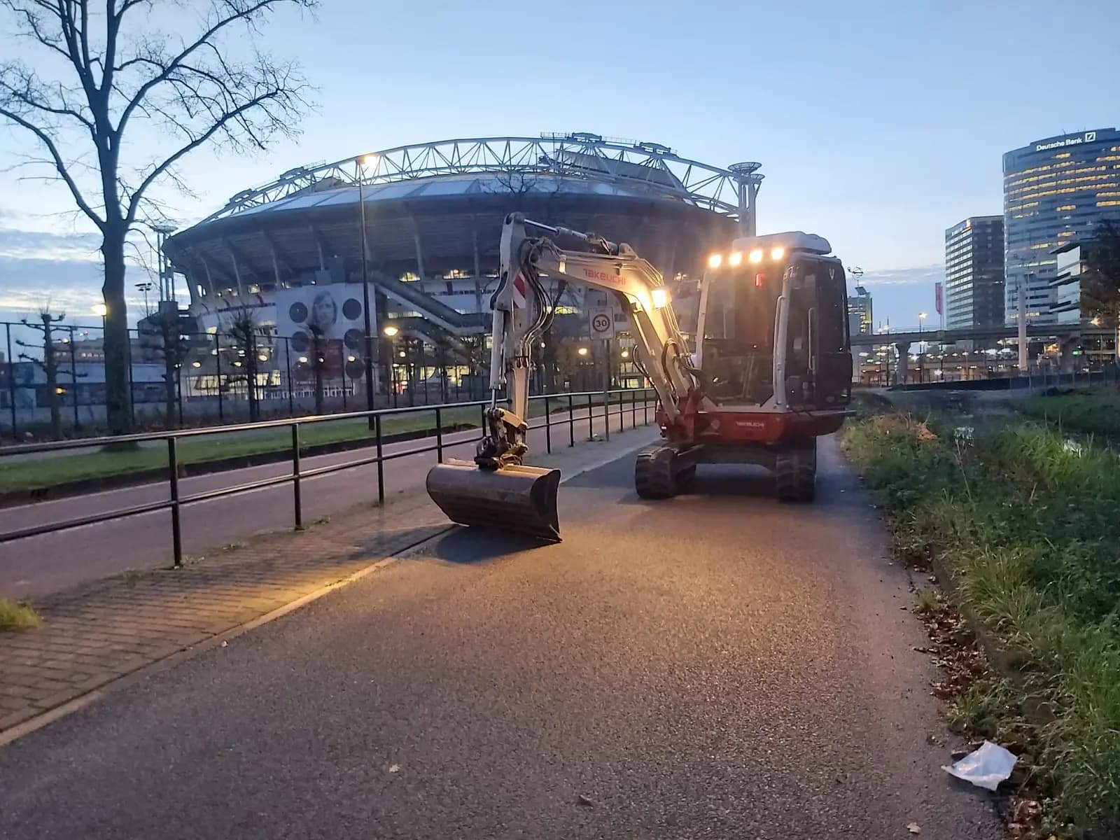 Foto van Melman BV aan het werk