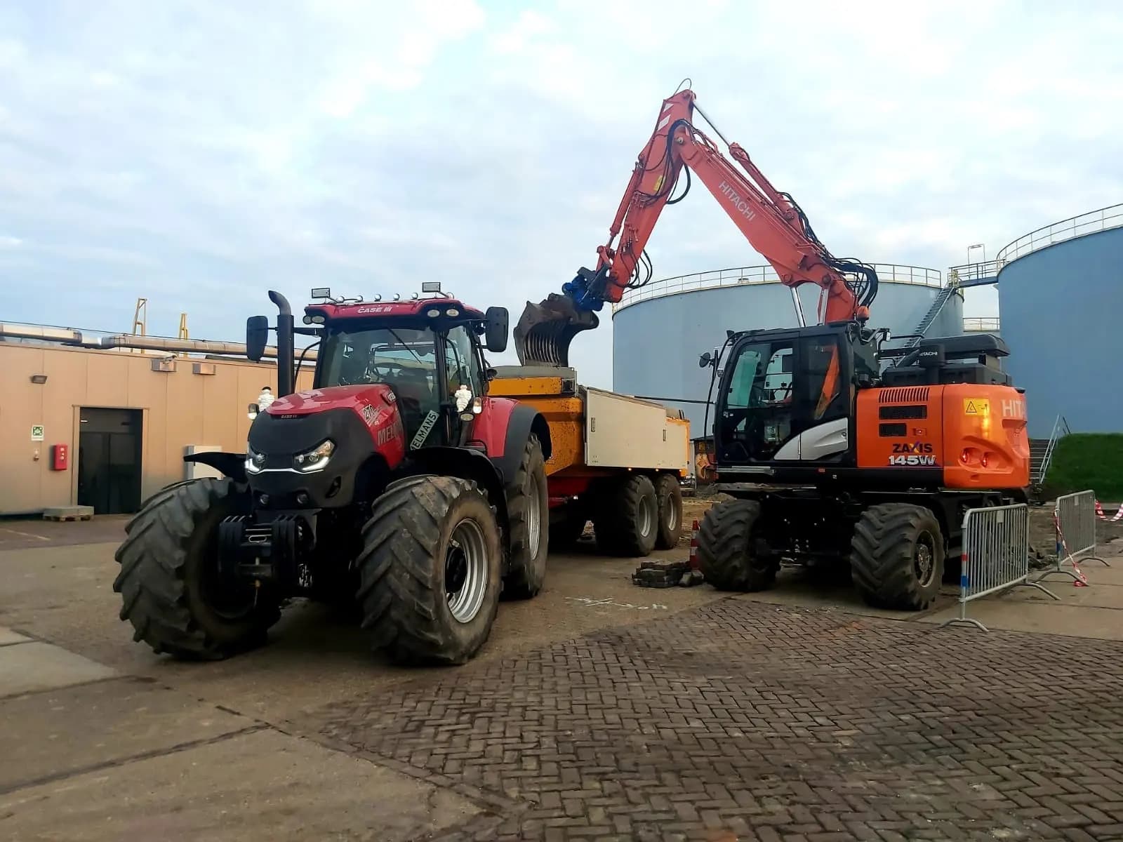 Foto van Melman BV aan het werk