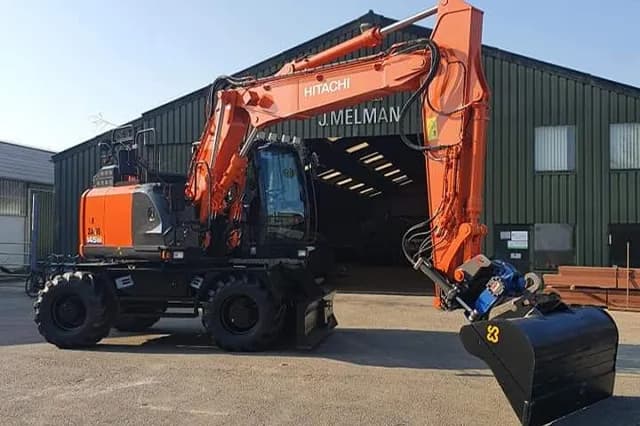 Mobiele graafmachine Hitachi ZX145W-6